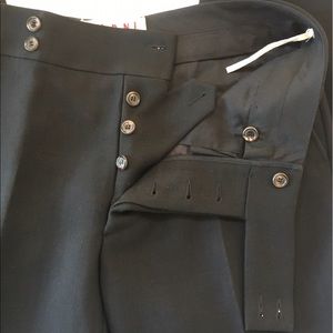 Marni Black Wool Trousers 42